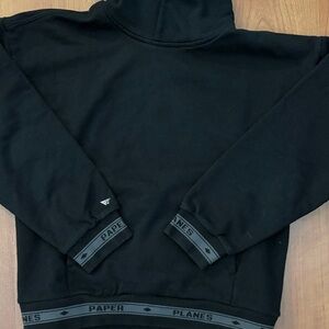 Paper Planes Black Men's Sweater